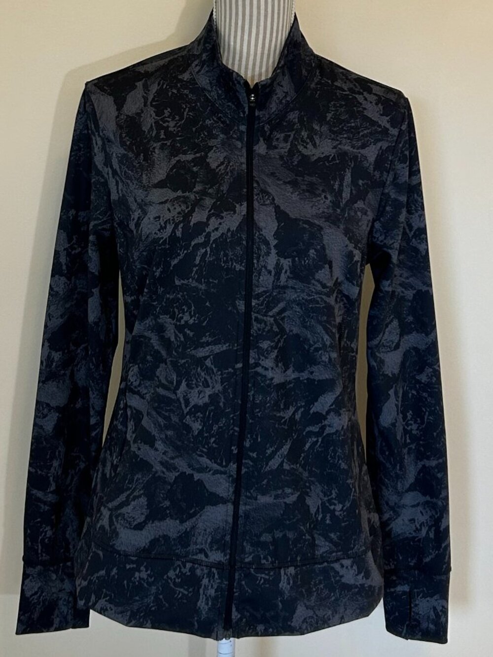 Lole Active Full Zipper Marble Jacket Grey Size L